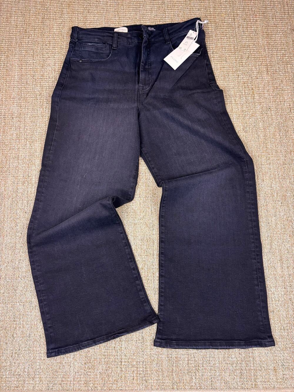 🖤 NWT Pilcro Wide Leg Jeans | 31P | Black Wash